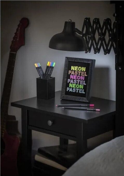 Faber-Castell - Black Edition - Farveblyanter - Neon Pastel - 12 Stk