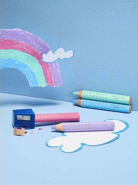 Faber-Castell - Grippy Pencil - Pastelfarver