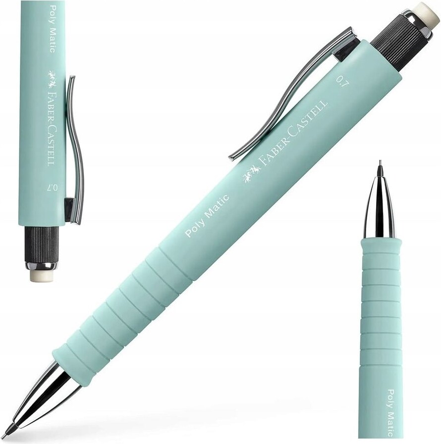 Faber-Castell - Mekanisk Blyant Poly Matic - 0 7 Mm - Caribic Blue
