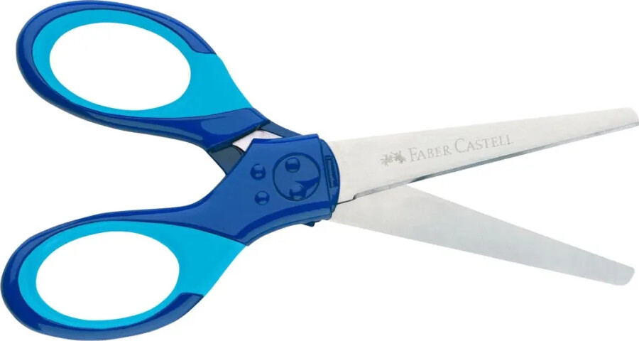 Faber-Castell - Grip Børnesaks Med Beskyttelse - Blå