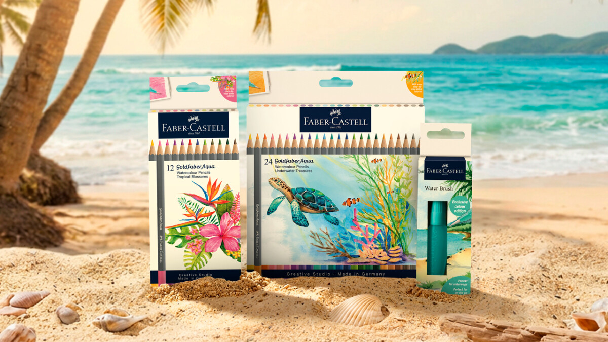 Faber-Castell - Goldfaber Aqua Watercolour Pencils - 24 Stk