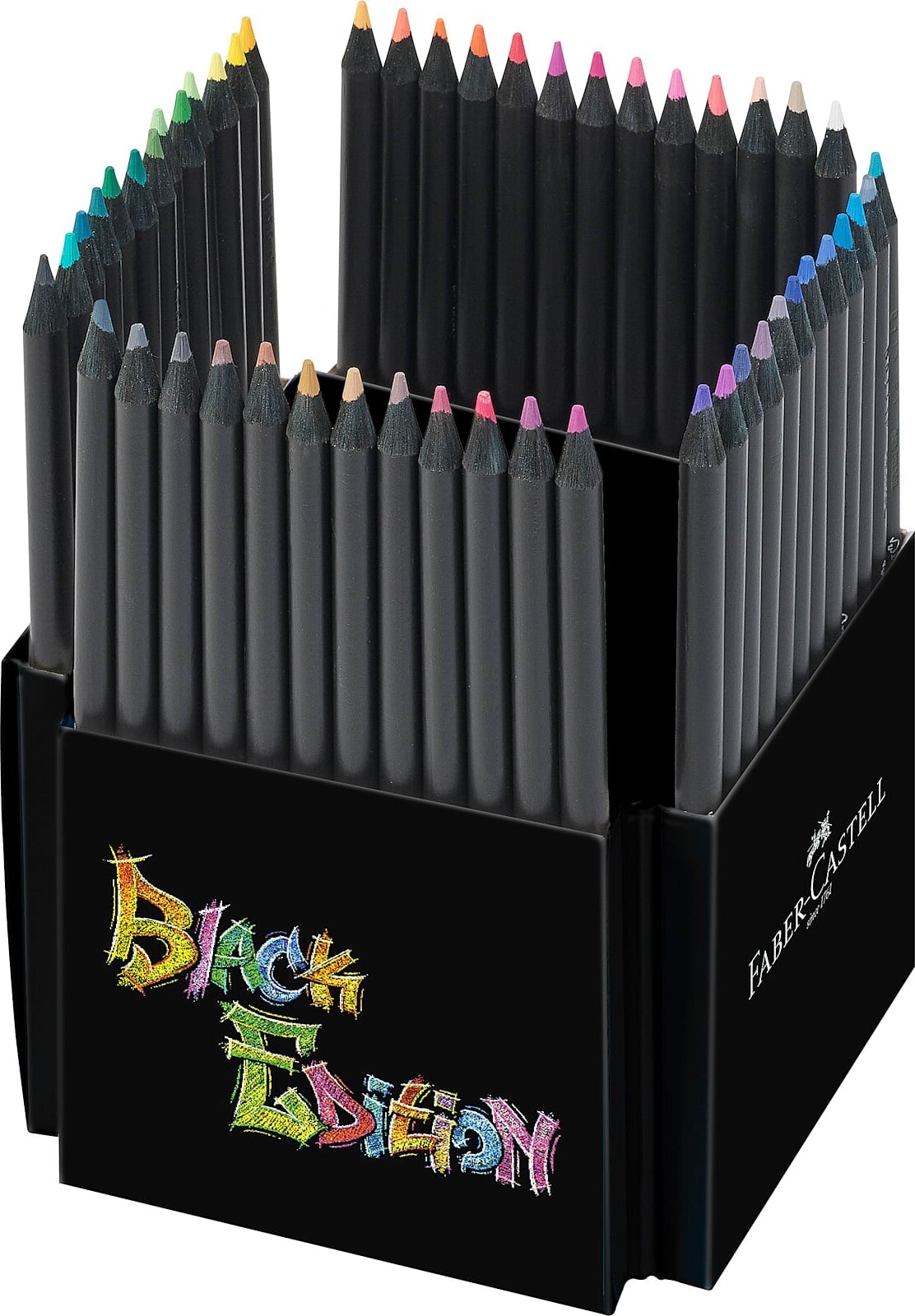 Faber-Castell - Black Edition Farveblyanter - Supersoft - 50-Pak