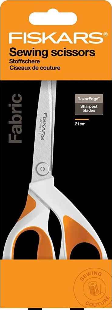 Fiskars - Fabric Razoredge Softgrip - Skræddersaks - L 21 Cm