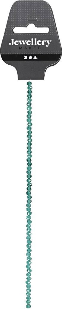 Facetperler - Ø 4 Mm - Hulstr 1 Mm - Grøn - 45 Stk
