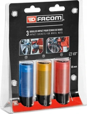 Facom Impact Wheel Socket 17-19-21 Mm Set