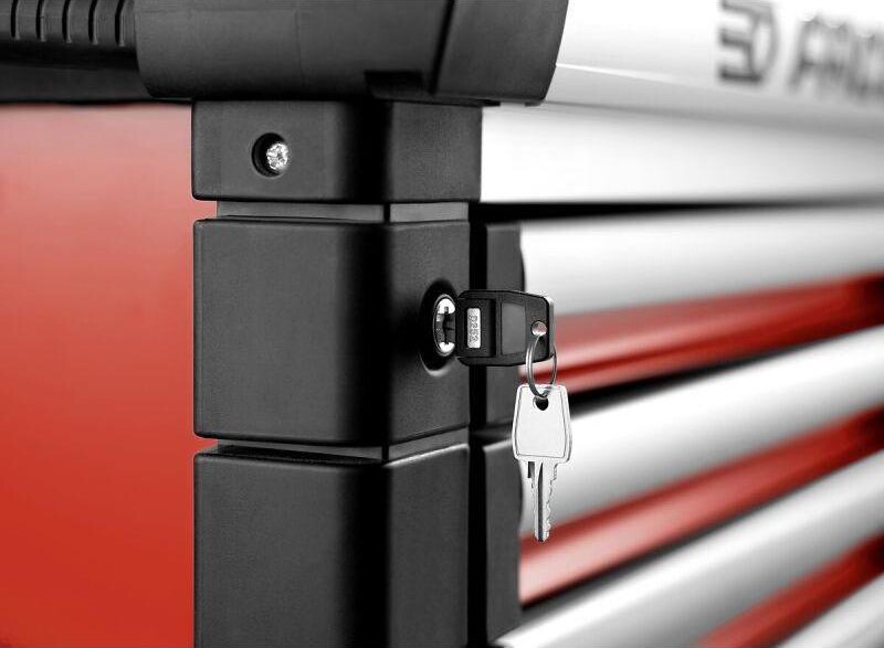 Facom Jet6M3A - 6 Drawer Roller Cabinets - 3 Modules Per Drawer Red
