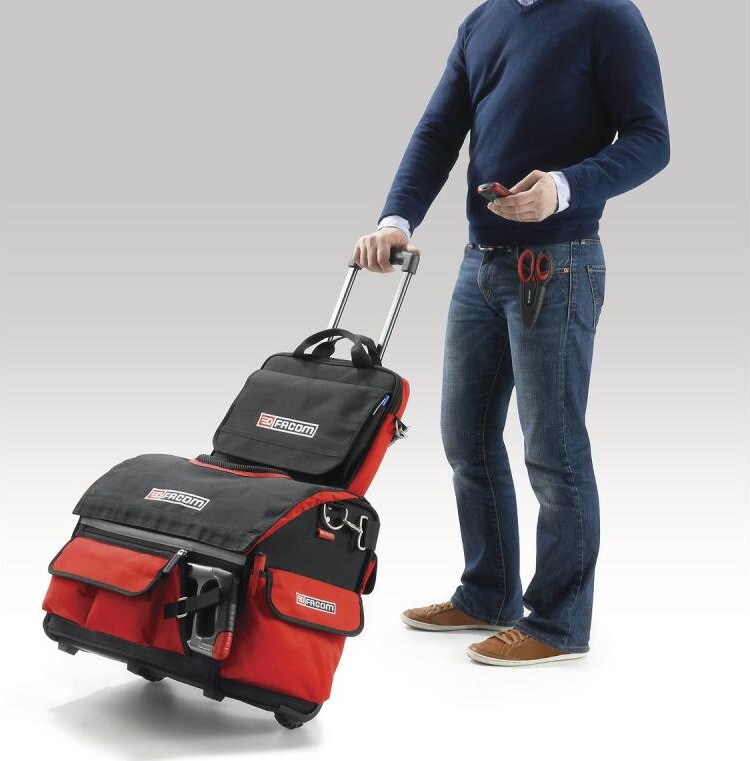 Facom Tool Bag 14 Compact Version Soft Toolbox Rolling