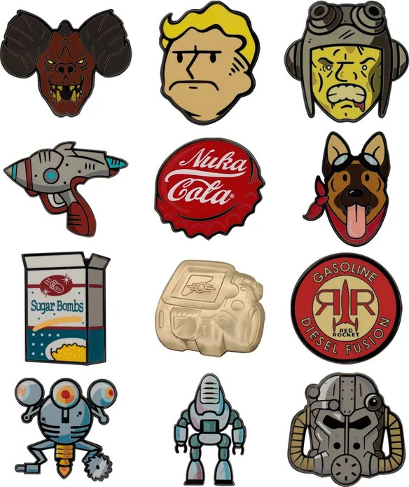 Fallout - Mystery Pin Badge Individual Assorted