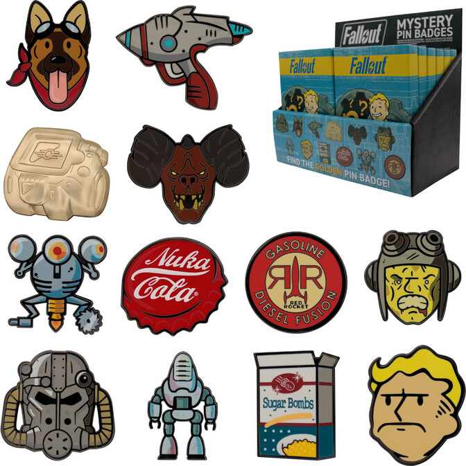Fallout - Mystery Pin Badge Individual Assorted