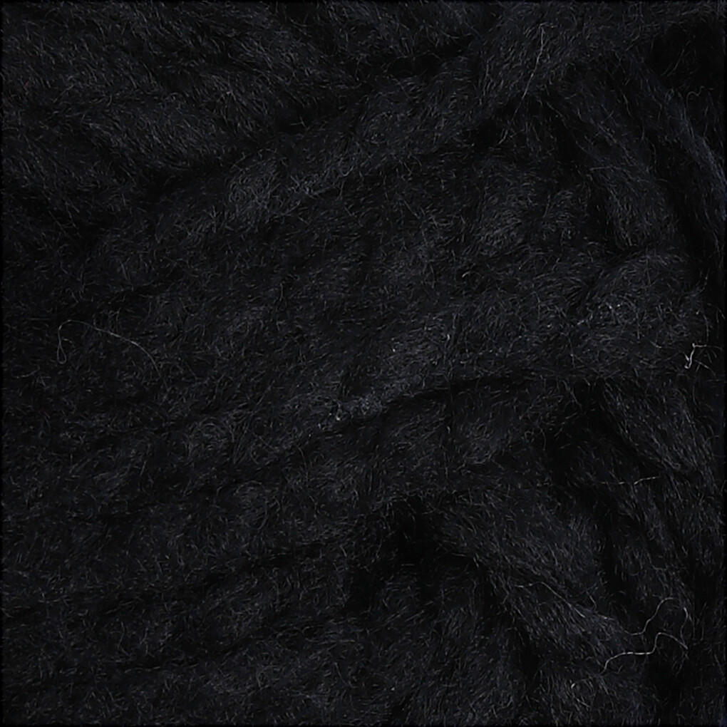 Akrylgarn - L 35 M - Maxi - Sort - 50 G