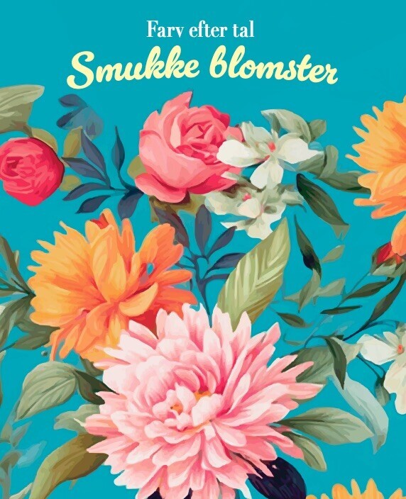 Farv Efter Tal - Smukke Blomster