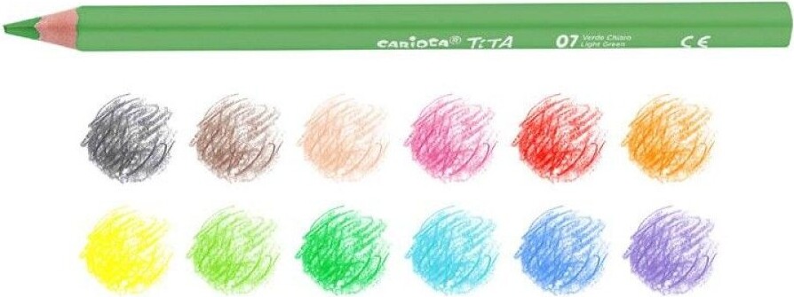 Carioca - Tita Farveblyanter - Maxi - 12 Farver