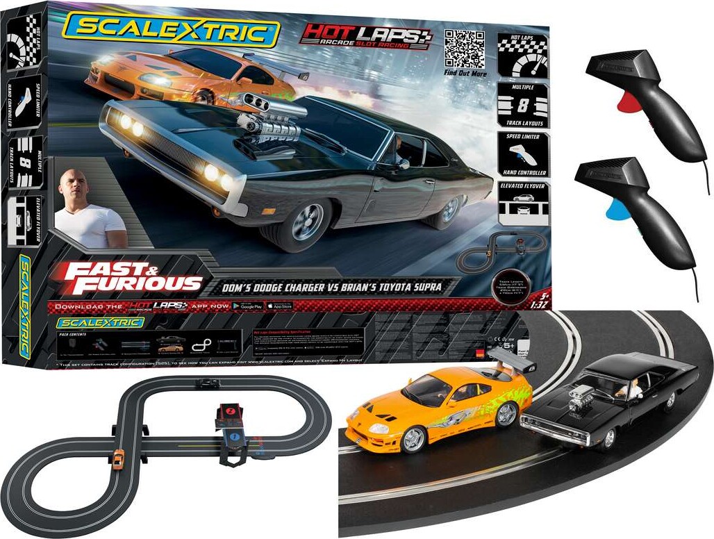 Scalextric - Fast And Furious Hot Laps Race Set 1 32 - C1458M