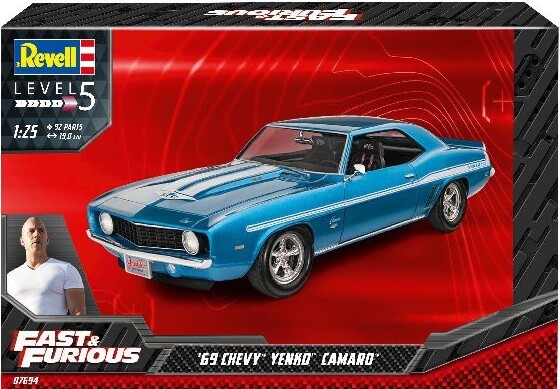 Revell - Chevy Yenko Camaro Byggesæt - 1 25 - Level 5 - 07694