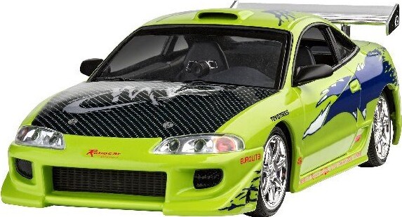 Revell - Fast Furious Brians Mitsubishi Eclipse Bil Byggesæt - 1 25 -