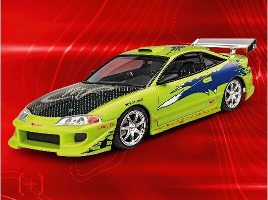 Revell - Fast Furious Brians Mitsubishi Eclipse Bil Byggesæt - 1 25 -