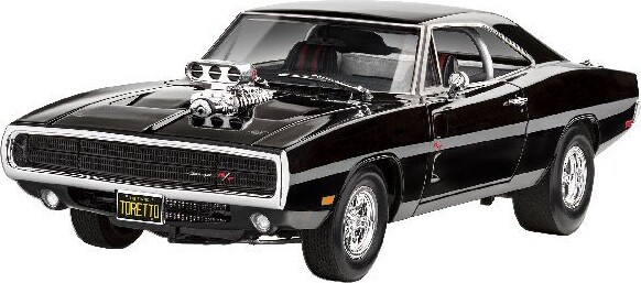 Revell - Fast Furious - Dominics Dodge Charger Bil Byggesæt - 1 25 - Level