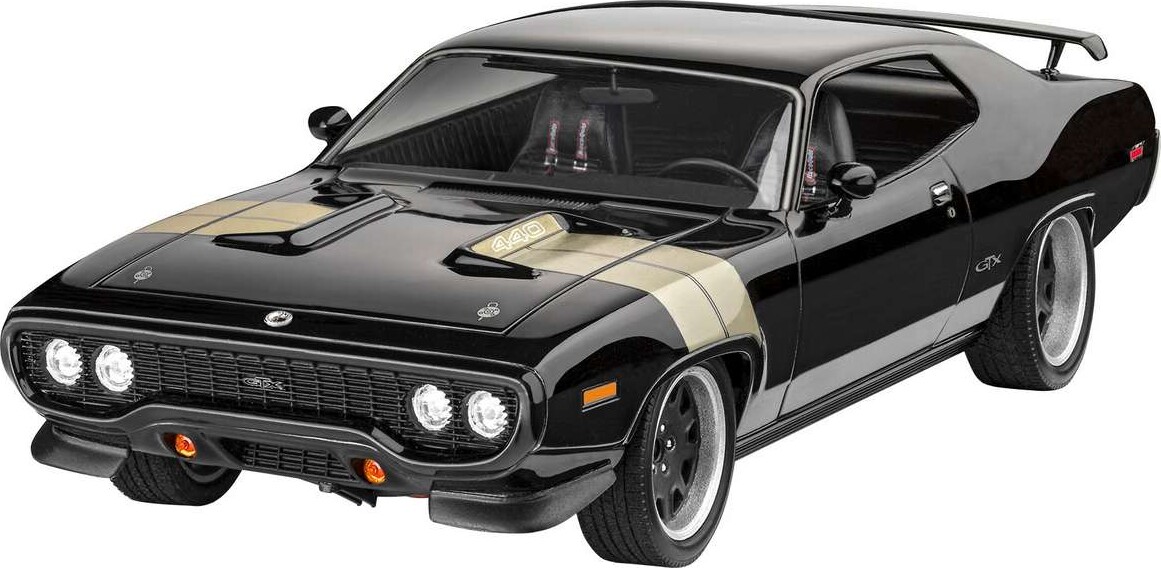 Revell - Fast Furious - Dominics Plymouth Gtx Bil Byggesæt - 1 24 - Level