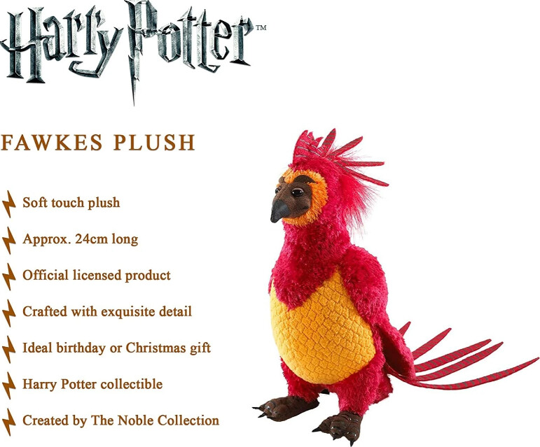 Fawkes The Phoenix Small Plush - Harry Potter
