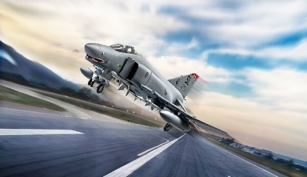Revell - F-4 Phantom Fly Byggesæt - 1 72 - Easy Click - 03651