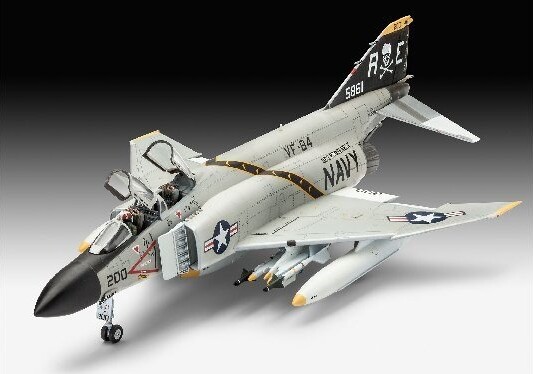 Revell - F-4J Phantom Ii Modelfly Byggesæt - Level 3 - 03941