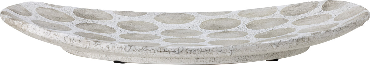 Bloomingville - Felan Dekorationsbakke - Hvid - Terrakotta Keramik