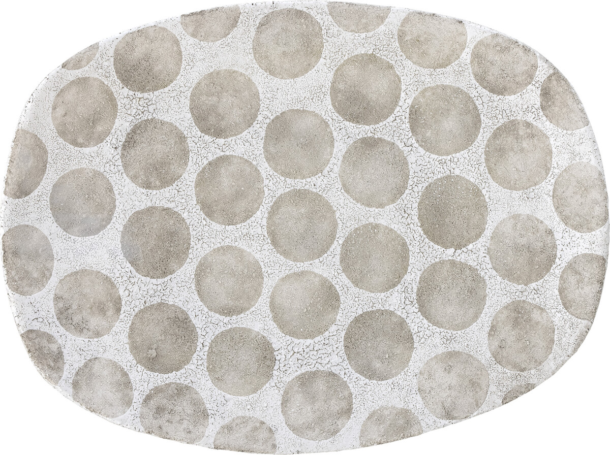 Bloomingville - Felan Dekorationsbakke - Hvid - Terrakotta Keramik