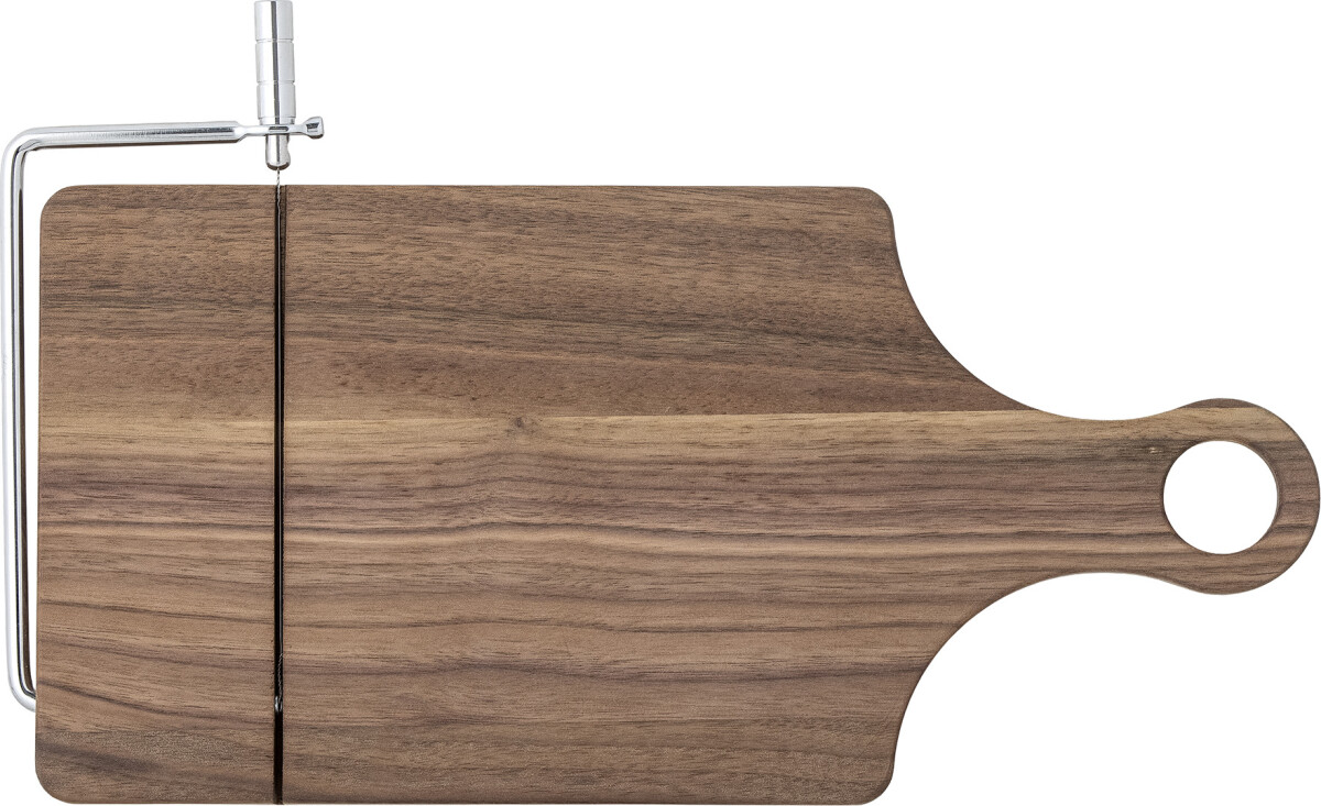 Bloomingville - Feras Osteskærer På Bræt - Brun - Valnød Træ