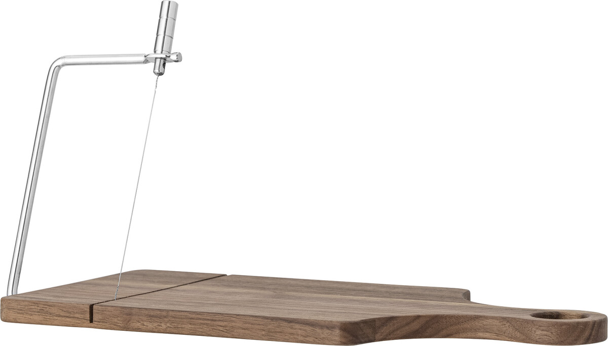 Bloomingville - Feras Osteskærer På Bræt - Brun - Valnød Træ