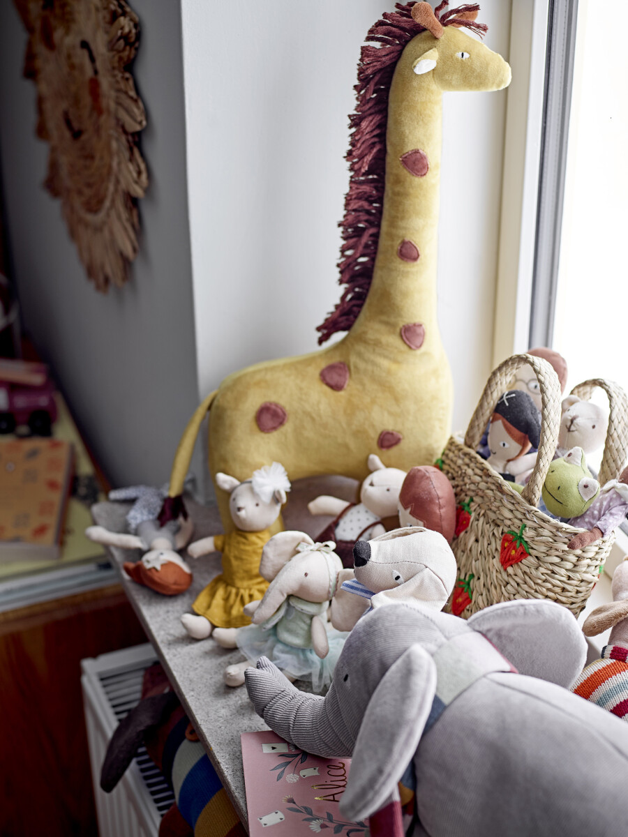 Bloomingville Mini - Ferdinand Bamse - Grå - Bomuld - 40 Cm