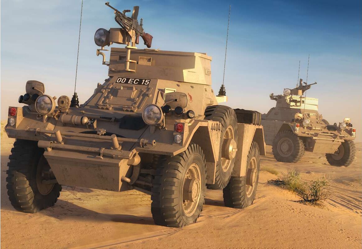 Airfix - Ferret Scout Car Mk1 Modelbil Byggesæt - 1 35 - A1386