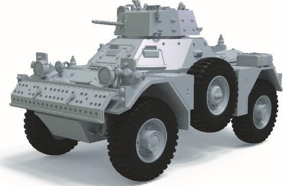 Airfix - Ferret Scout Car Mk2 Modeltank Byggesæt - 1 35 - A1379