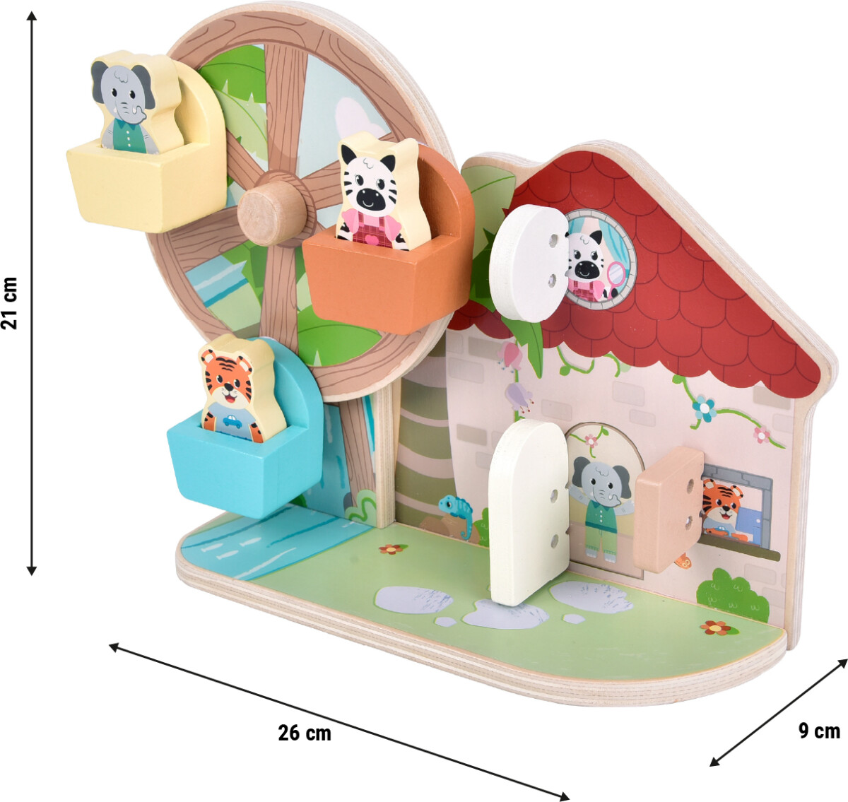 Pariserhjul Aktivitetslegetøj Med Figurer - Small Foot