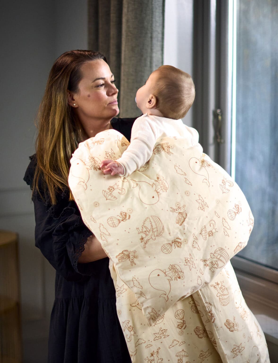 Filibabba - Babysengetøj - 70X100 Cm - Dreamy Adventurers - Hvid