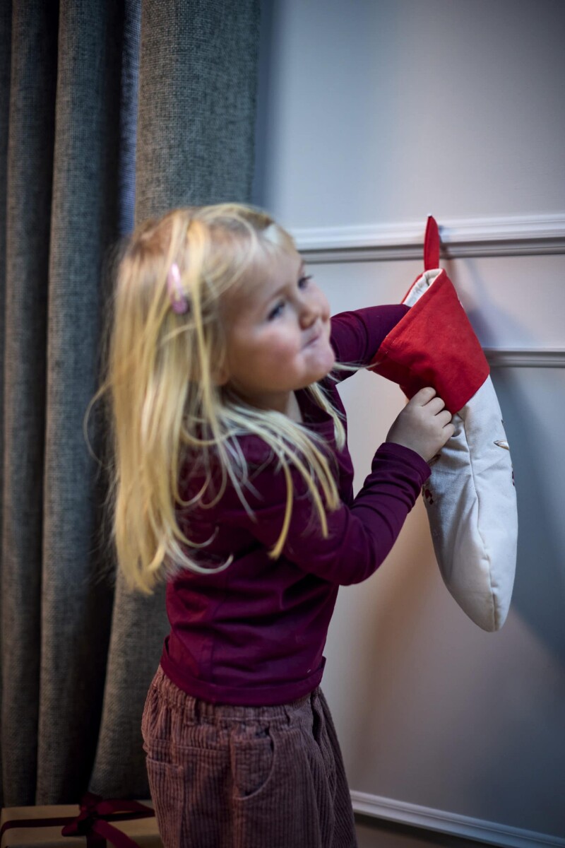 Filibabba - Broderet Julesok - Flerfarvet