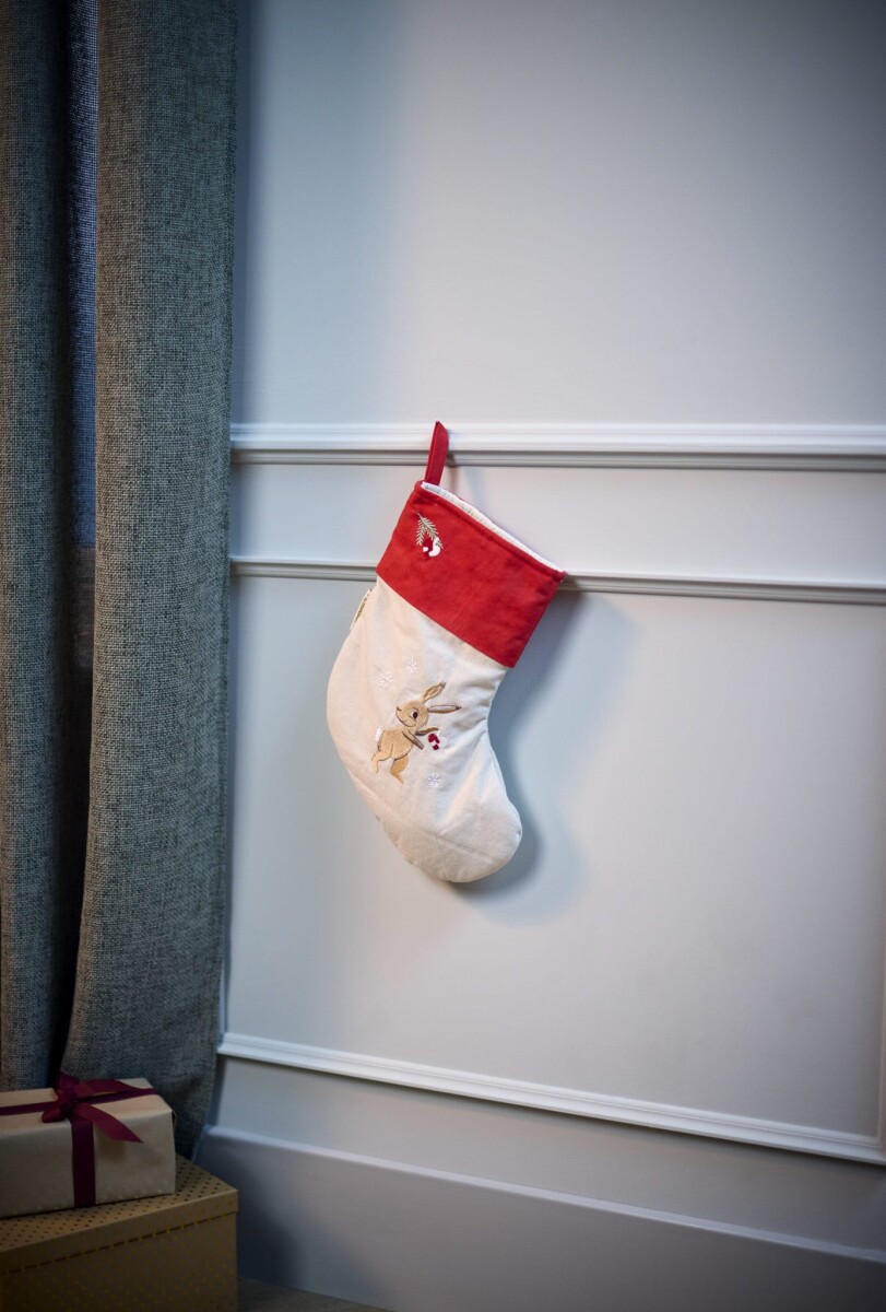 Filibabba - Broderet Julesok - Flerfarvet