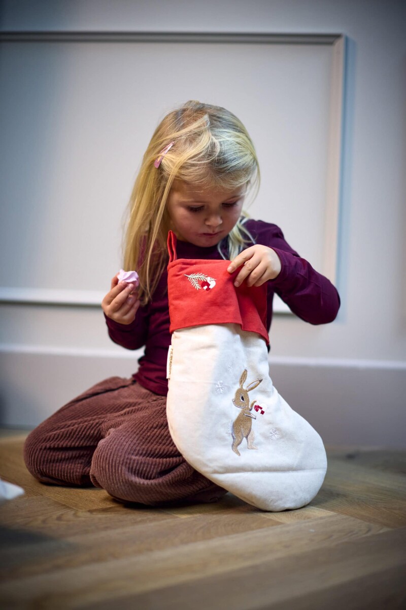 Filibabba - Broderet Julesok - Flerfarvet