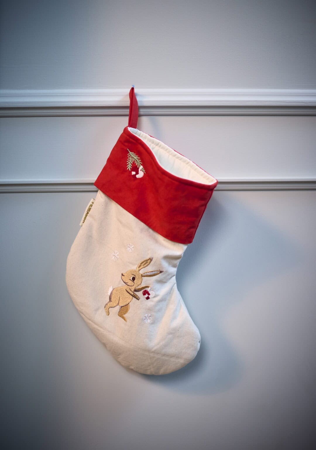 Filibabba - Broderet Julesok - Flerfarvet