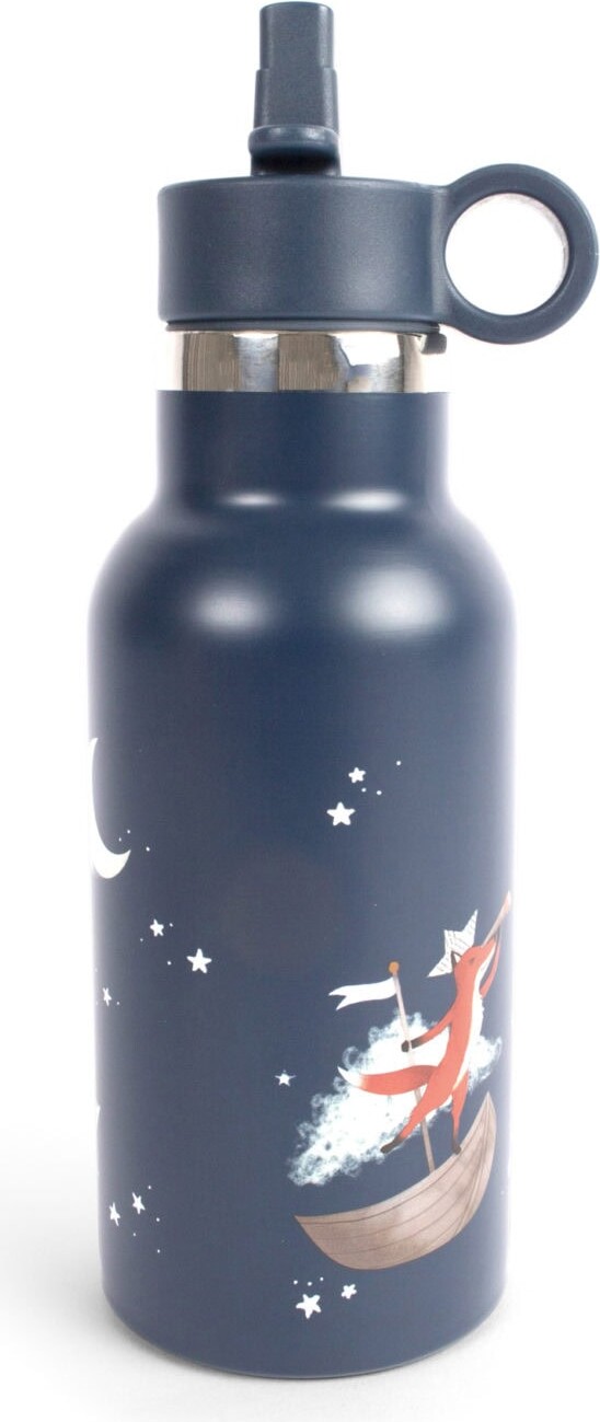 Filibabba - Termoflaske Med Sugerør Til Børn - Stål - 350 Ml - Dreamy