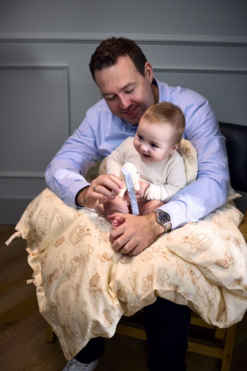 Filibabba - Sengetøj - Junior Str - 100X140 Cm - Dreamy - Hvid