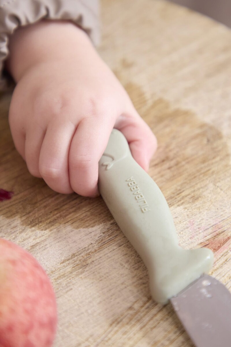 Filibabba - Knivsæt Til Børn - 2 Stk - Pulver Blå Grøn