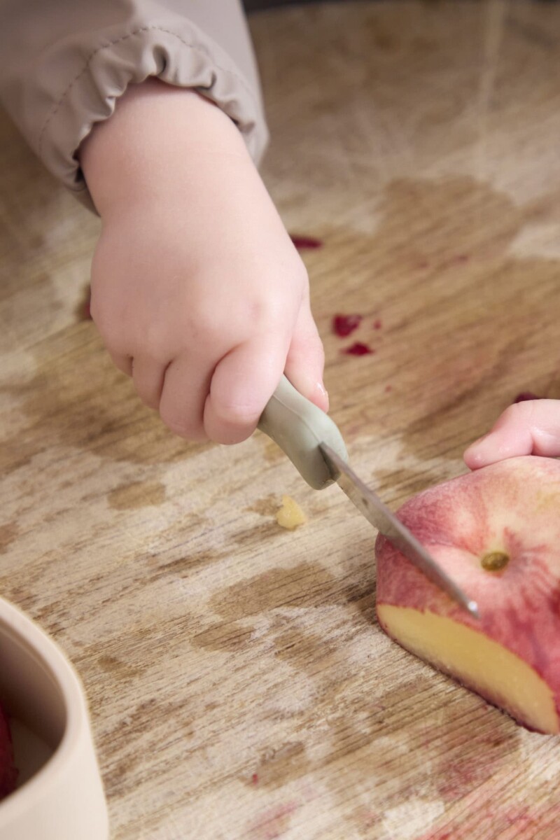 Filibabba - Knivsæt Til Børn - 2 Stk - Pulver Blå Grøn