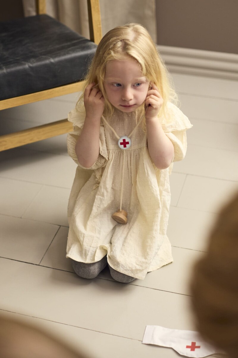 Filibabba - Lægekuffert Med Lægesæt Til Børn - Træ - 9 Dele