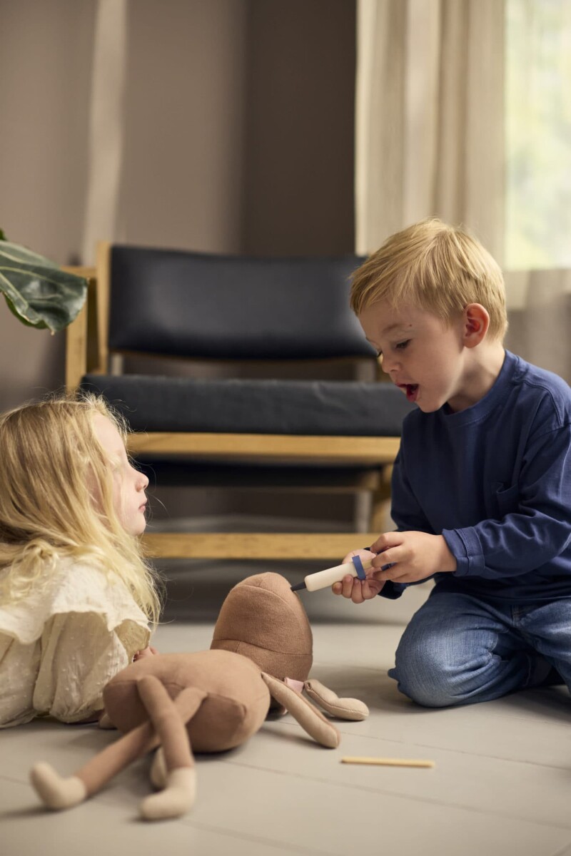 Filibabba - Lægekuffert Med Lægesæt Til Børn - Træ - 9 Dele