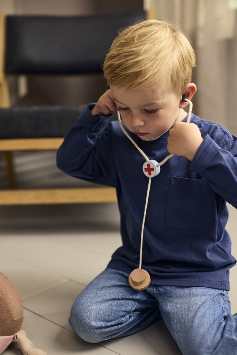 Filibabba - Lægekuffert Med Lægesæt Til Børn - Træ - 9 Dele