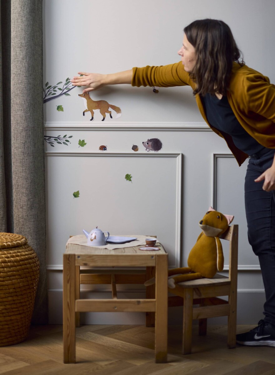 Filibabba - Wallstickers - Skovens Dyr - 20 Stk