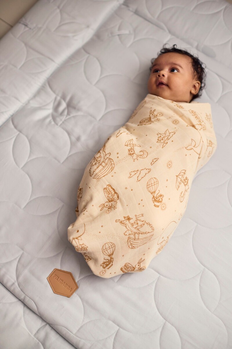 Filibabba - Stofble Stor - Dreamy Adventurers - 120X120 Cm