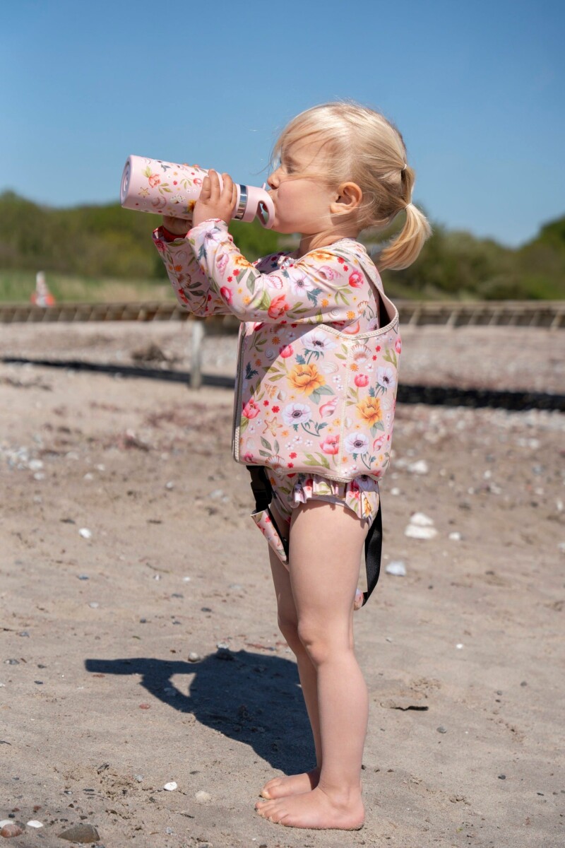 Filibabba - Svømmevest Til Børn - 3-4 År - Blomster Strand