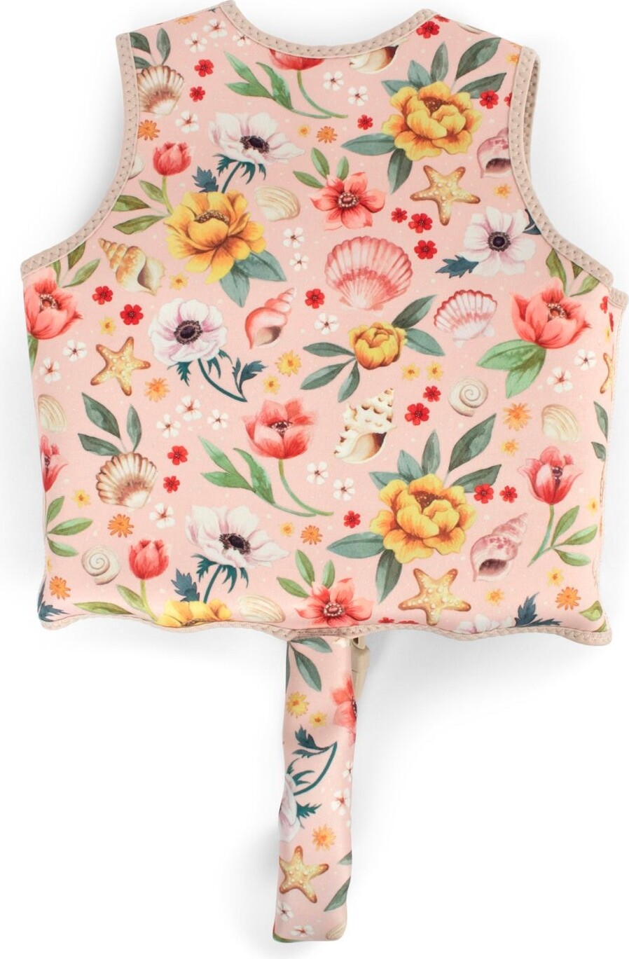 Filibabba - Svømmevest Til Børn - 3-4 År - Blomster Strand