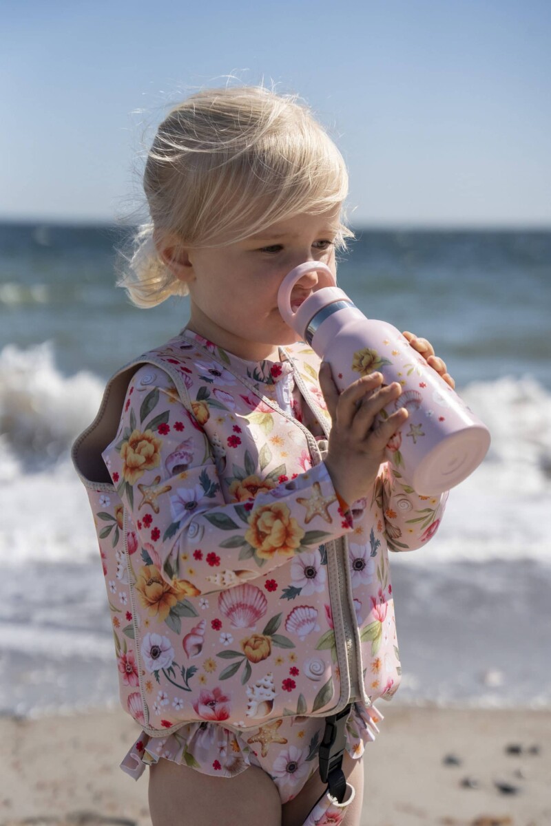 Filibabba - Svømmevest Til Børn - 3-4 År - Blomster Strand